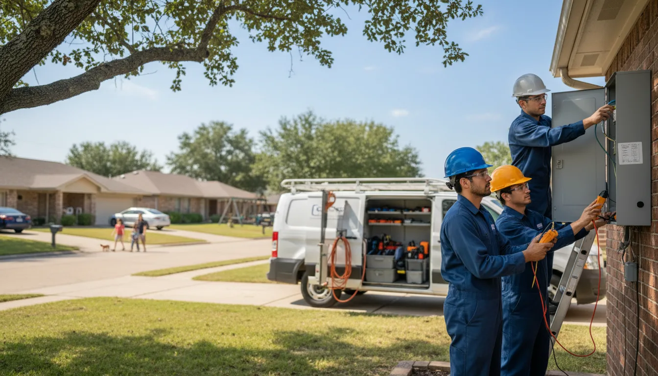 Certified electrician providing emergency electrical services in Neville, OH